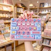 SANRIO Mood Recharge Station 26 Mechanical Keyboard Keycap Stress Relief Fingertip Toy Keychain Bag Pendant Gift - Multicolor - View 4