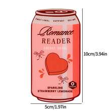 1PC Acrylic Drink Can Bookmark Suitable For Novel Lovers & Cultural Creatives - Multi-Color Energy Drink Themed Book Page Holders, Can-Shaped Reading Tags For Romantic/Fantasy/Mystery Readers, Gift For Bookworms & Energy - Multicolor - View 2
