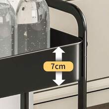 Kselythan Office Storage Cart - Black - View 6
