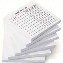 Gvanvilo 100 Sheets Weekly Habit Tracker Sticky Notes, Flippable, Minimalist Daily Planner, Weekly Schedule, To-Do List, Office Supplies And Task Organization Memo - 3.54x3.54 Inch Minimalist Daily Planner, Suitable For Daily Office Supplies, Essential New Year Gift For Employees, Top Choice For Home - 100 Sheets/book - View 5