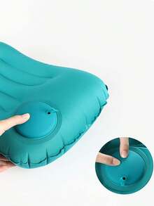 2PCS. Picnic Mat + Press-Type Inflatable Pillow Outdoor Camping Travel Combo Set - Multicolor - View 8