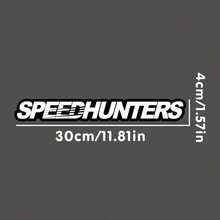 Pegatina de letra Speed Hunters para cuadro de bicicleta, calcomanía decorativa de texto cursivo de carreras, accesorio de ciclismo autoadhesivo e impermeable - Pegatinas decorativas - Ver 3