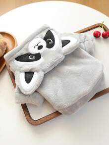 PETCIRCLE 1PC Pet Clothes Small Dog Puppy Cat Cute Soft Warm Windproof Fleece Short Transform Costume - Raccoon - Grey - View 12