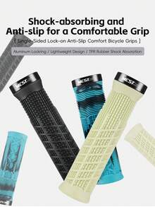 WEST BIKING Grip Stang Sepeda Karet Lembut Anti Selip Ringan Aksesori Stang Sepeda Gunung Cocok untuk Stang 22.2mm - MultiWarna - View 3