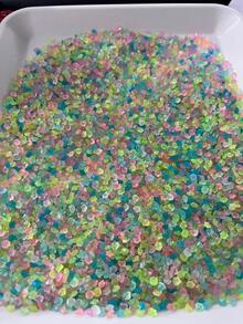 3000/6000 Pcs Of Luminous Stones, Mini Luminous Resin Stones, Suitable For Garden Decoration, Micro Landscape, Bonsai Decoration, Sink And Aquarium Landscaping, Succulent Plants, DIY Decorations; Vase Accessories | Queuing Festival Decoration - Basic Model - View 8