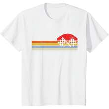 Bacardi Vintage Racing Outfit For Car-Themed Parties - T-Shirts And Summer Tops - 白色 - 查看 1