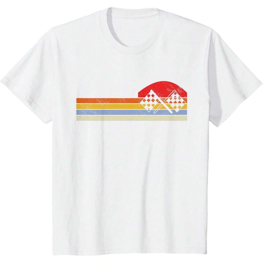 Bacardi Vintage Racing Outfit For Car-Themed Parties - T-Shirts And Summer Tops - 白色 - 查看 1