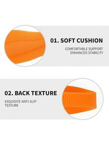 GOUNOD Portable Soft Silicone Knee Patella Straps Ideal For Gym Sports, Outdoor Running Cycling Exercise And Use In Multiple Scenarios. - Multicolor - View 5