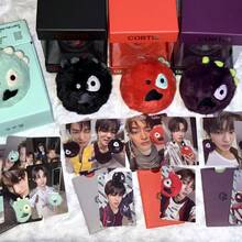 C ORTIS GREENGREEN Album Plush Monster Photo Cards, C ORTIS 2nd EP "GREENGREEN" Official Lomo Photo Cards, James, Juhoon, Seonghyeon, Keonho Photo Cards, Suitable For Album Unboxing Collection, Scrapbooking, Offline Concert Fan Exchange, Essential Collection For C ORTIS Group Fans, Solo Fans, Monster Merchandise Enthusiasts. Halloween Gift, Christmas Gift, Party Gift - Multicolor - View 6