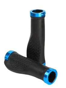 2pcs/Set Aluminum Alloy Double Lock Rubber Bicycle Handle Grips, Suitable For Mountain Bikes, BMX, Downhill, Folding Bikes And City Bikes, Scooters - Multicolor - View 9