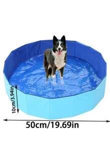 Bak Mandi Hewan Peliharaan PVC Lipat, Cocok untuk Kucing dan Anjing Besar, Kolam Mandi Hewan Peliharaan Portabel, Bak Mandi Hewan Peliharaan Khusus yang Dipertebal - View 3