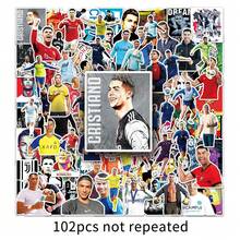 50 Stickers Featuring Designs From The 2026 FIFA World Cup, Including The Tournament Mascot, Maple, Mesayu, And Klachi, Perfect For Decorating Journals, Tablets, Phones, And For Fans - A - View 13