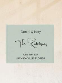 Custom Linen Wedding Guest Book, Personalized Linen Hardcover Photo Album, Photo Guest Book, Wedding Keepsake & Anniversary Commemorative Album - Multicolor - View 14