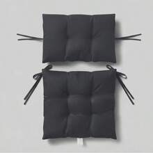 Premium Comfort Series: 1 Seat + 1 Backrest Plush Chair Cushion Set – Ergonomic Support - Dark Grey - View 6