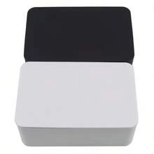 Nueva caja de pañuelos de plástico, tapa de caja de almacenamiento de toallitas húmedas, caja de almacenamiento de papel de pañuelos, dispensador de pañuelos, caja de almacenamiento de servilletas para el hogar y comedor - Multicolor - Ver 9