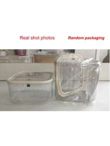 Transparent Hair Accessory Storage Box, Pressure-Sensitive Desktop Organizer Box - Flip-Top Design, Fully Transparent, Large Capacity, Ideal For Storing Hair Clips, Hair Ties, Hair Bands And Jewelry. A Perfect Gift For Friends - Multicolor - View 9