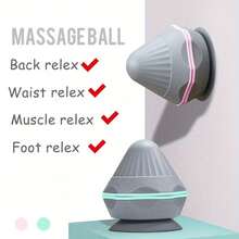 1pc Random Color Muscle Massage Ball For Yoga - Relieves Tension In Back, Arms And Feet - Multicolor - View 8