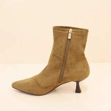 angelica Women Mid-Calf Boots - 卡其色 - 查看 3