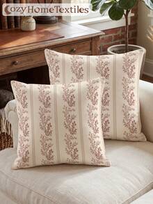 1pc/2pcs Printed Pillowcase (Pillow Insert Not Included), Single-Sided Print, Soft & Breathable, Skin-Friendly & Durable, Suitable For Home Decor, All Seasons, Machine Washable, OEKO-TEX Certified - Multicolor - View 6