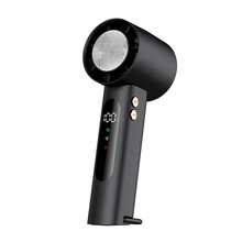 SULVGO Ventilador de mano de 3000mAh, nuevo ventilador portátil actualizado con función de compresión fría, velocidad ajustable (1-100), ventilador facial mini recargable por USB, adecuado para maquillaje, viajes, interiores y exteriores - Soporte de Mano - Ver 9