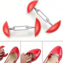 1 Pair Adjustable Mini Shoe Stretchers, Suitable For High Heels, Sneakers And Simulation Shoes - Anti-Wrinkle Shaping Tool, Easy-To-Use Expander, Enhance Foot Comfort, Shoe Maintenance Tool, Shoe Shaper, Random Color - A - View 5