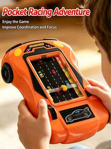 1 Set Racing Game (Batteries Not Included, Instruction Manual Included) Children's Competitive Game, Develops Hand-Eye Coordination, Parent-Child Interactive Toy, Children's Gift, Mini Version, Party Toy, Perfect Birthday Gift - Multicolor - View 8