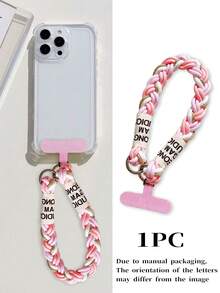Multi-Color Braided Phone Lanyard, Detachable Metal Buckle Phone Strap, Anti-Loss Phone Charm, Anti-Drop Phone Strap, Suitable For Daily Use And Travel, Fashionable And Functional Phone Lanyard - Multicolor - View 12