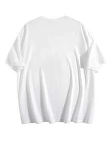 Men's Casual Style T-Shirt, Cross Pattern Design, Suitable For Summer, A Gift For A Loyal Friend. - 白色 - 查看 2