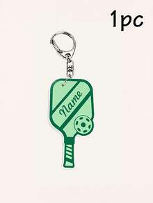Custom Pickleball Keychain, Personalized Paddle Key Chain, Sport Style Bag Charm, Customized Name Keychains, Customizable Gift For Players, Birthday - Style a - View 8