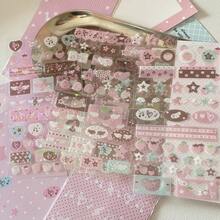 Korean Style Musical Note Strawberry Star Stickers Phone Case Decoration Decals School Supplies - Multicolor - View 5