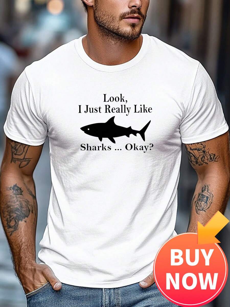 Men Outdoor Tees & Tanks - 白色 - 查看 1