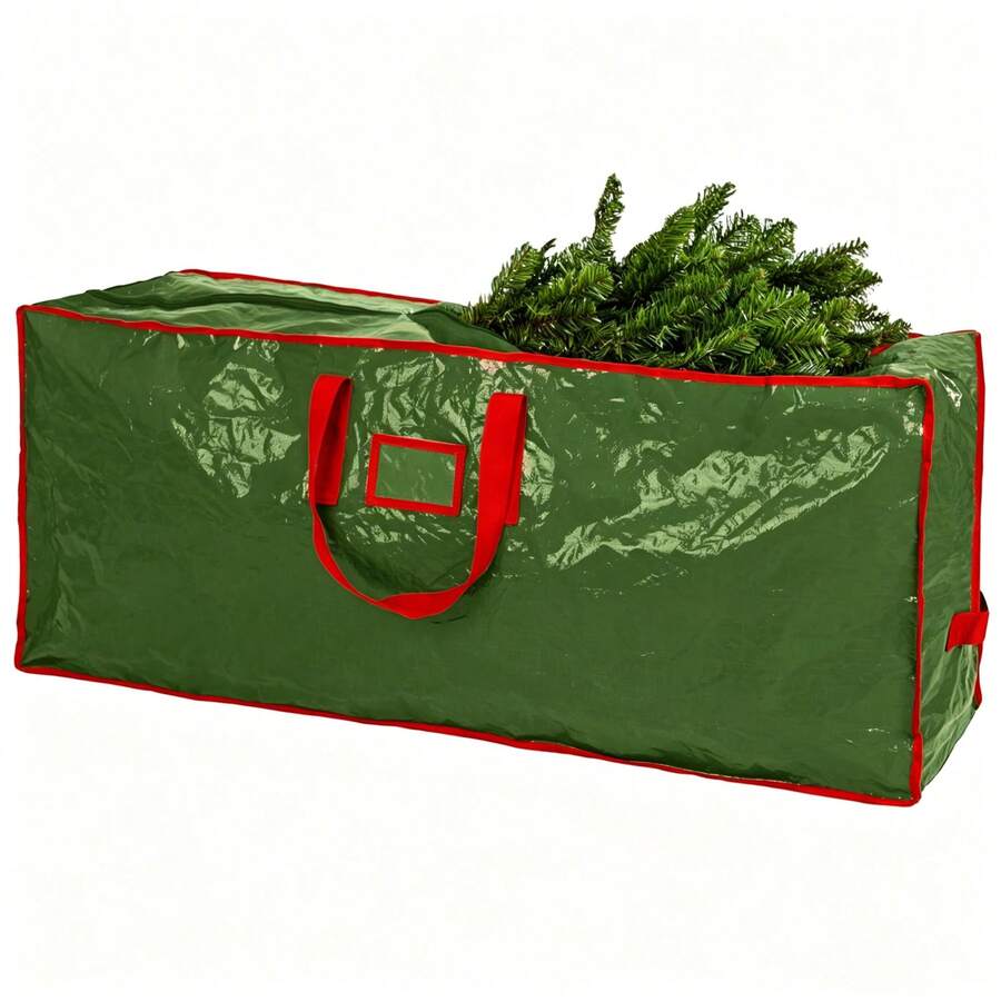 Túi đựng cây thông Noel - Dùng để cất giữ cây thông Noel nhân tạo, chất liệu bền chống nước, túi có khóa kéo, tay cầm xách, bảo vệ khỏi bụi bẩn, côn trùng và độ ẩm (màu xanh) - Xem 1