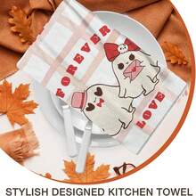 2/4/48pcs Halloween Series Pink Plaid Cute Ghost Pattern Printed Kitchen Towels - Super Soft, Highly Absorbent Polyester Tablecloths And Hand Towels, Perfect For Holiday Decor, Kitchen Decor, Party Decor. - Multicolor - View 8