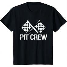 Bacardi Vintage Pit Crew T-Shirt For Racing Car Holiday Season, Size S, Summer Tops - 黑色 - 查看 1