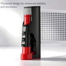 1-2pcs Portable Table Tennis Net Set, Foldable, Non-Slip And Easy To Store & Install. Ideal Table Tennis Accessories - Multi-color Random - View 1