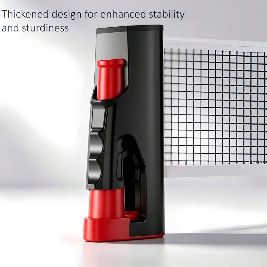 1-2pcs Portable Table Tennis Net Set, Foldable, Non-Slip And Easy To Store & Install. Ideal Table Tennis Accessories - Multi-color Random - View 1