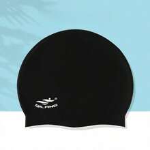 Topi Renang Silikon Unisex, Topi Renang Tahan Air Elastis untuk Rambut Panjang, Cocok untuk Dewasa - MultiWarna - View 11