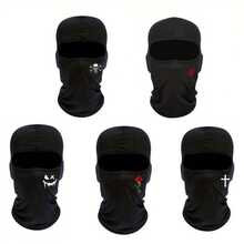 1 buah Masker Wajah Bermotif Fashion Bernapas dari Sutra Es, Penutup Leher Serbaguna untuk Bersepeda, Cocok untuk Musim Semi/Panas, Penting untuk Bersepeda, Lari di Luar Ruangan, Tersedia Berbagai Gaya - MultiWarna - View 1