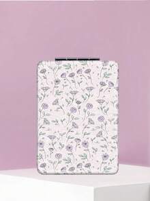 1PC Pastoral British Style Portable Folding Compact Mirror, Lightweight Ultra-Thin Convenient Durable PU Leather, Suitable For Various Occasions Travel Party Work School, Suitable For All Ages - Multicolor - View 6