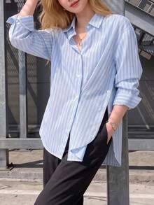Women's Long Sleeve Blouse, Suitable For Holiday, Office, Daily Wear, Spring, Summer, Autumn - Multicolor - View 2