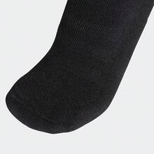 Kaos kaki olahraga kasual adidas, bergaya, serbaguna, warna polos, unisex, putih. - Hitam - View 4