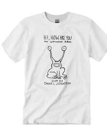 Camiseta Gráfica Unisex Casual para Jóvenes y Adultos con Retrato Artístico Clásico de Argentina - Blanco - Ver 1
