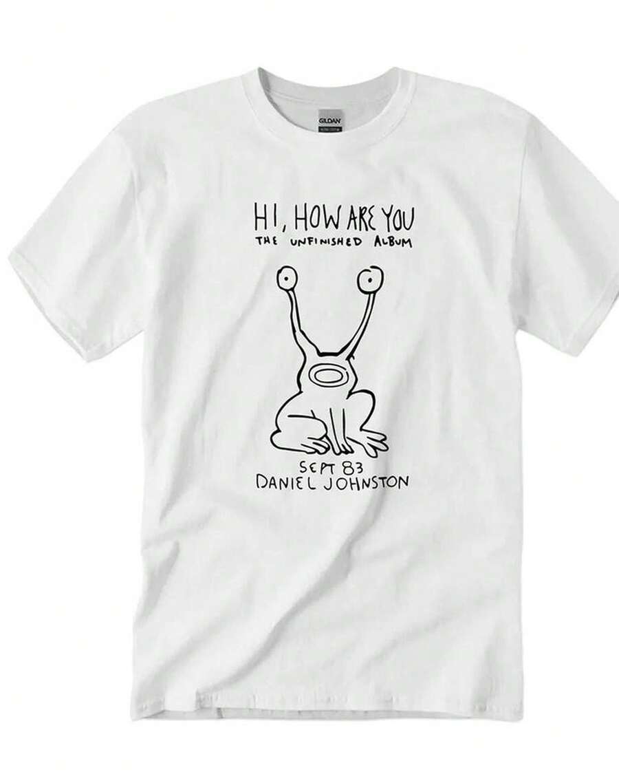 Camiseta Gráfica Unisex Casual para Jóvenes y Adultos con Retrato Artístico Clásico de Argentina - Blanco - Ver 1