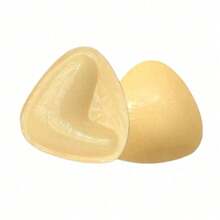 2pcs/Set Double-Sided Adhesive Invisible Bust Pads, Seamless Breast Enhancers, Reusable Bust Pads Suitable For Strapless, Backless Dresses, Swimwear And Sports Bras - 7-shaped Cup - View 8