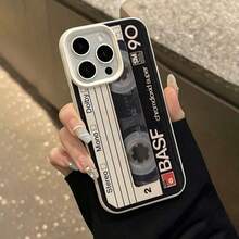 1件 磁吸膠帶印花荔枝紋 TPU 手機殼，適用於 Apple 17 16 15 14 13 12 11 Plus Pro Max 系列，個性化 Ins 風格保護殼，時尚 - 彩色 - 查看 2