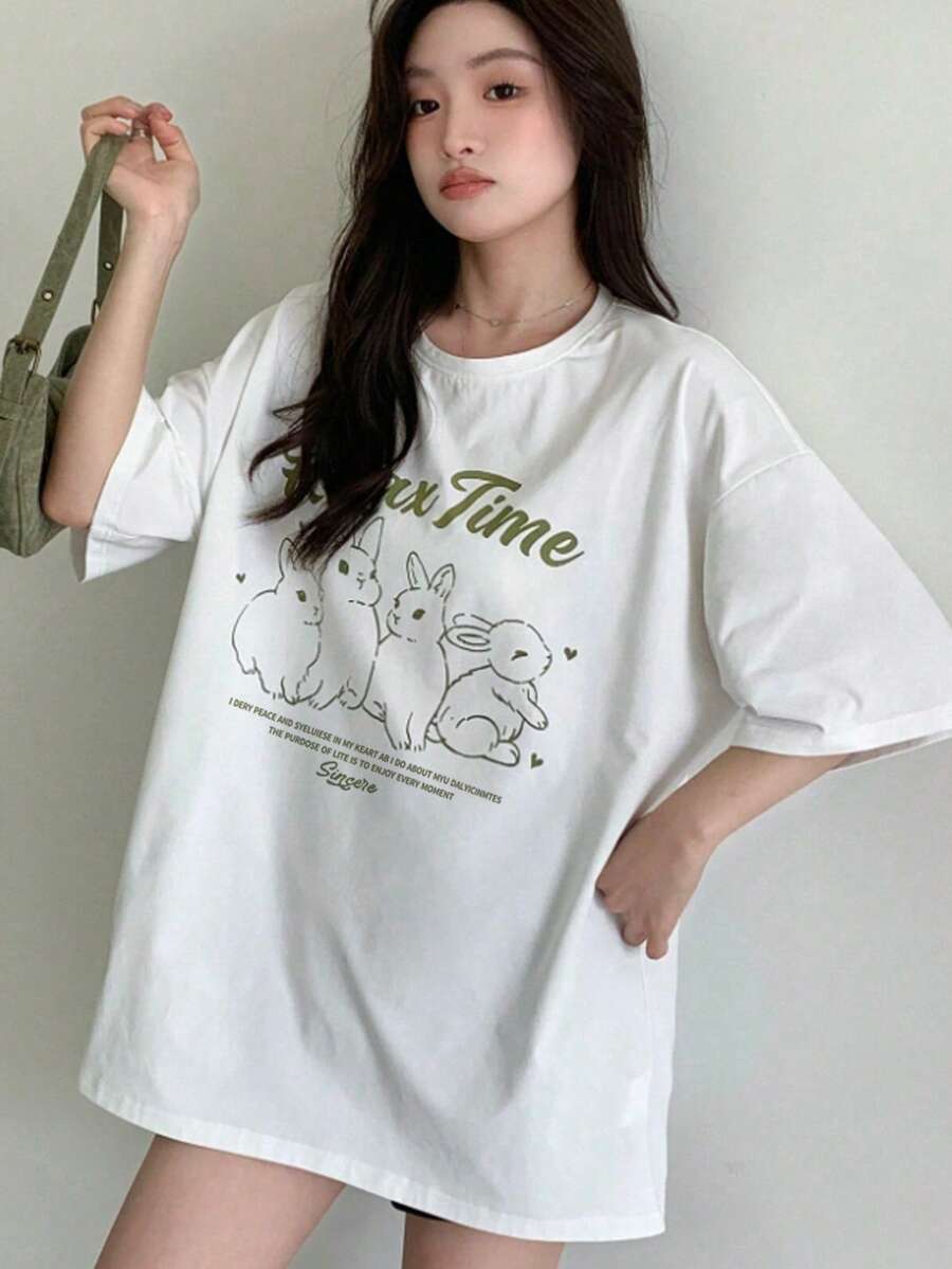 Women T-Shirts - 白色 - 查看 1