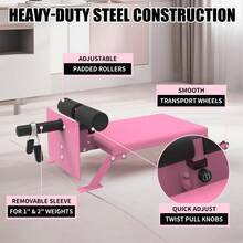 Kselythan Weight Benches - Pink - View 3