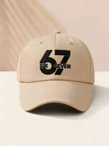 兒童多色 67 Six Seven 刺繡戶外休閒時尚可調節防曬春夏水洗棒球帽 - 彩色 - 查看 6