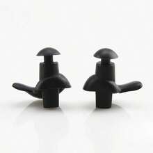 1 Pair Waterproof Silicone Soft Earplugs, Portable And Durable, Swimming Accessory, Suitable For Outdoor, Sports, Travel, Home, Office, School And More - Regular Model - View 8