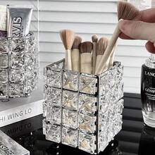 Nordic Style Luxury Crystal Tissue Box, Creative Minimalist Tissue Storage, Home Bathroom Decor, Bathroom Storage Organizer, Autumn Decoration, Back To School - Silver - View 7